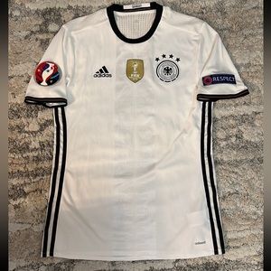 Germany 2016 Euro Home Jersey - Adizero - w/Euro 2016 Patches